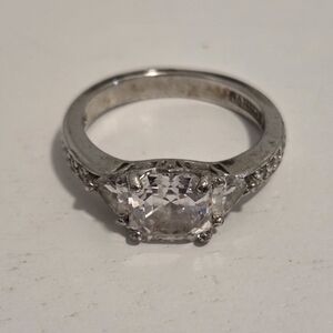 Sterling Silver Cubic Zirconia Ring